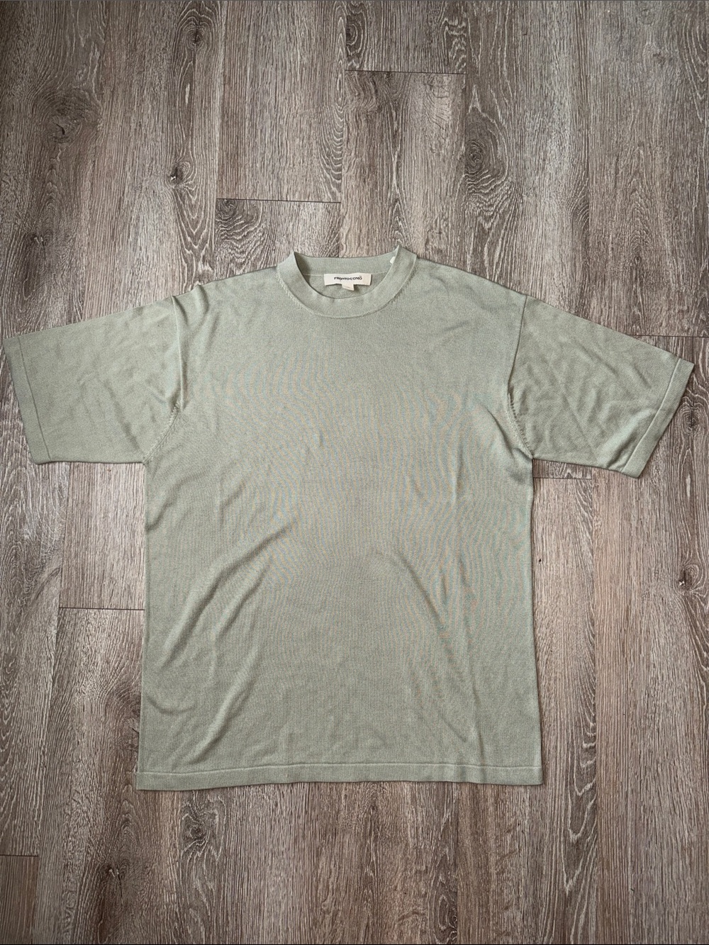 Pronto Uomo 100% Silk short sleeve t shirt casual career green